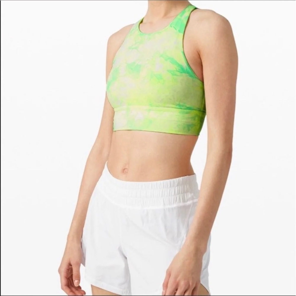 Lululemon energy high neck long line bra